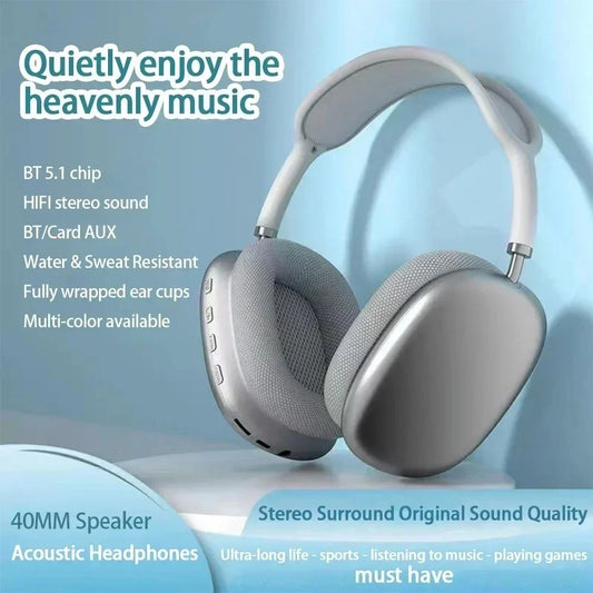 P9 Sem Fio Bluetooth Fone De Ouvido Esportes Ao Ar Livre Jogos Sem Fio Com Microfone Cancelamento Ruído Fones Bluetooth